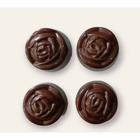 Bombones De Chocolate En Forma De Rosas Vegano 130gr