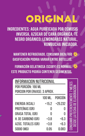 Tripack Kombucha Kamai Original 500ml X3